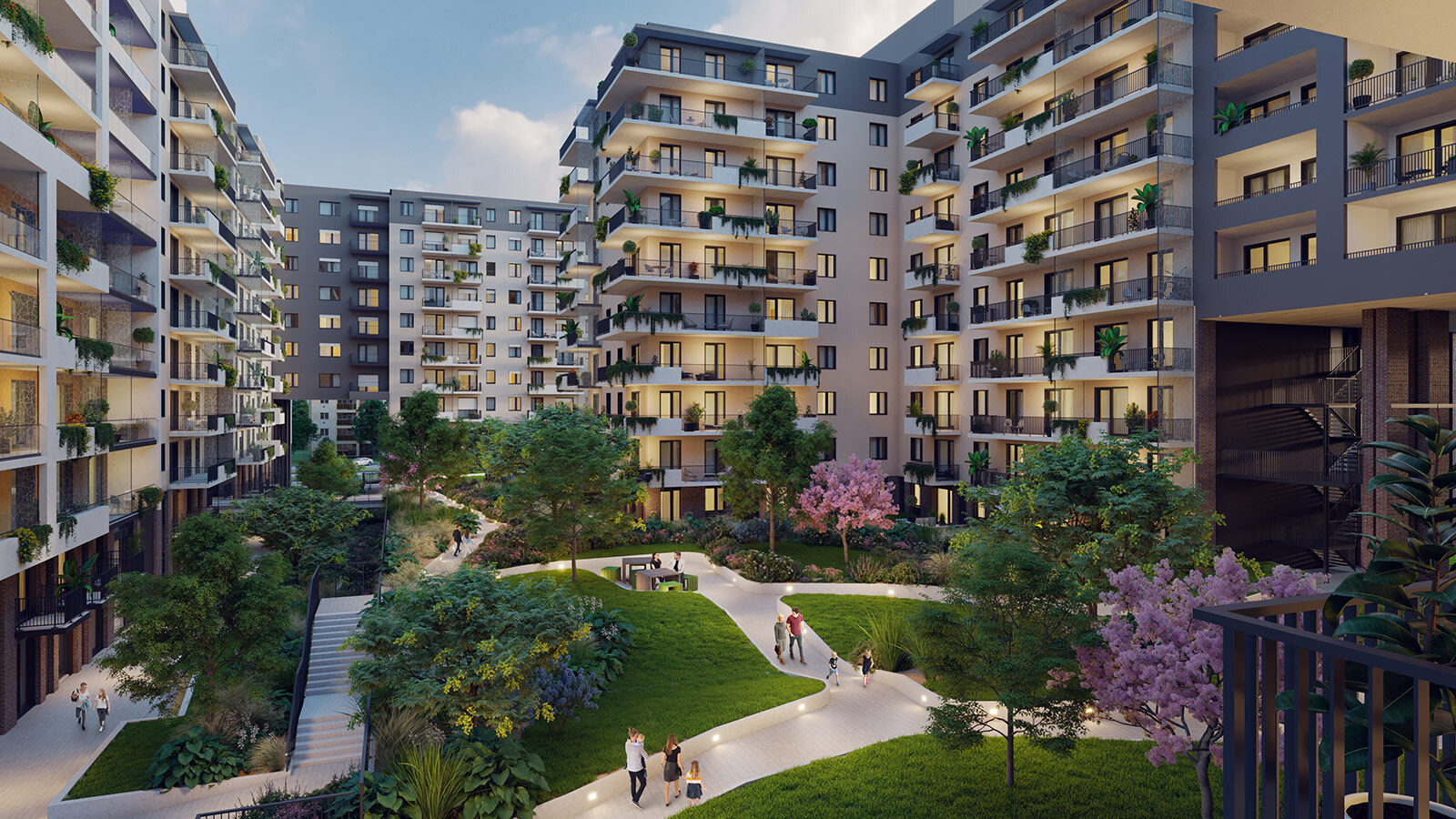 Exterior development perspective